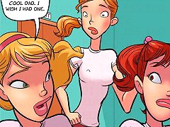 Ay Papi 15. In that jab comix Julia Harvey talking to her partner Nataly about having sex together with father
