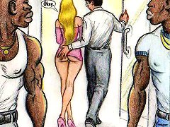 White slutty wife wants big black cocks erotic comics