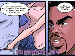 See tight white butts and huge black dongs in John Person gallery