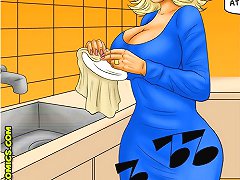 On these dirty comics his giant black cock was unlike anything the white wife had ever known