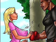Oh girl, your pussy is delicious and soaked so much in the jab porno comics