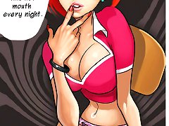 XXX toons. Sure teacher Pinkus I swallow my hubby's cock using this sexy mouth each night