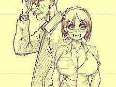 Oh my gracious, do you feel how hot this cock is on my tits on xxx comics?