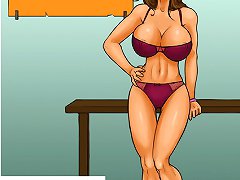 Naughty sweet porn comic bitch is showed to three tough african american porn stars hungry for hard sex!