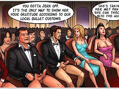 Best porn comics with horny dude jerking off in the opera