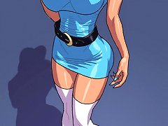 Interracial cartoon porn mix by maestro John Persons