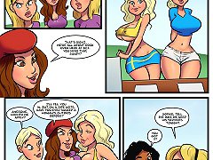 Crazy irish club party in hot porn comics