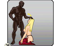 Black cock worship - How to swallow all cum load interracial sex guide